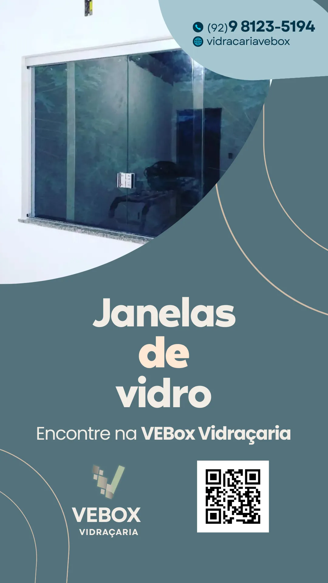 Janelas de vidro temperado Blindex em Manaus AM